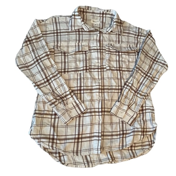🩵Thread & Supply Flannel Button-Up - Women’s Small - Picture 1 of 6